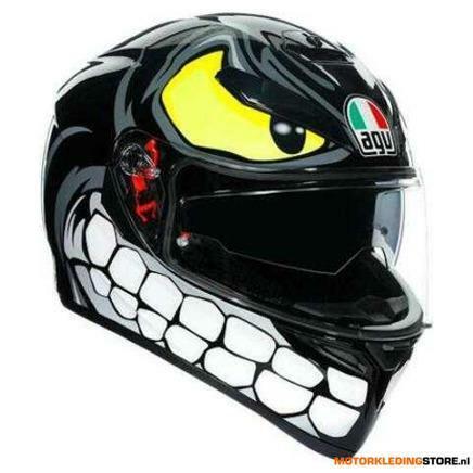 AGV K3 SV E2205 MULTI MPLK ANGRY BLACK, Zwart, Motoren, Kleding | Motorhelmen, Nieuw met kaartje, Ophalen of Verzenden