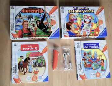 Tiptoi stift / pen + 2 spellen + 2 boeken. beschikbaar voor biedingen