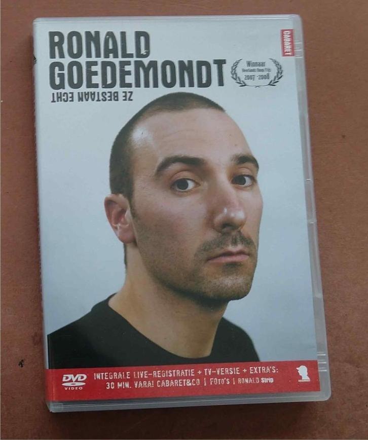 Ronald Goedemondt DVD 's  - hoeft niet in 1 koop, Cd's en Dvd's, Dvd's | Cabaret en Sketches, Zo goed als nieuw, Stand-up of Theatershow