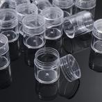 plastic potjes transparant 3cm x 3cm Container Rond Pot, Ophalen, Nieuw