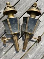 Set Vintage koets lantaarns, Antiek en Kunst, Antiek | Lampen, Ophalen