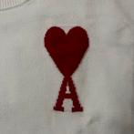 Ami Paris Trui, Kleding | Heren, Truien en Vesten, Ophalen of Verzenden, Zo goed als nieuw, Maat 46 (S) of kleiner, Wit