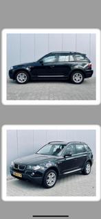 BMW X3 2.0 D 2007 Zwart, Auto's, 15 km/l, 1995 cc, 193 €/maand, Zwart