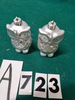 kerst hangers uiltjes grijs kunststof [a723], Ophalen of Verzenden, 'T Olde Gre-j, Info@toldegrej.nl, Endepoelstraat 20f Didam