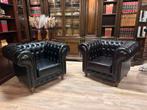 Chesterfiled fauteuil set 2 stuks, Ophalen, Overige materialen, Info@chesterfieldjunkie.nl, Gosem engelsstraat