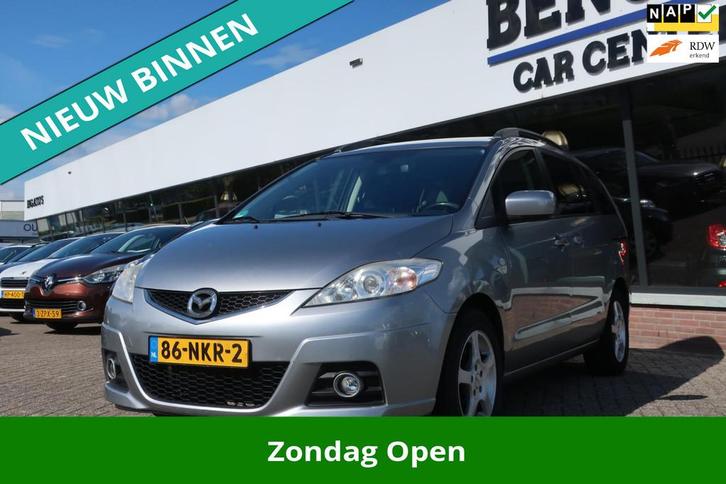 Mazda 5 1.8 Katano 2e EIG_CLIMA_CRUIS_7-PERSOON_NAP., Auto's, Mazda, Bedrijf, Te koop, ABS, Airbags, Airconditioning, Boordcomputer