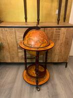 Prachtige globe wereldbol whisky tafel dranktafel bar, Ophalen, Zo goed als nieuw