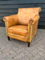 Schapenleren fauteuil, Huis en Inrichting, Fauteuils, Ophalen, Gebruikt, 75 tot 100 cm, Leer