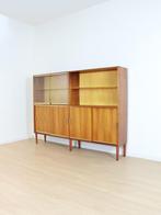 vintage Patijn highboard kast, Huis en Inrichting, Gebruikt, 100 tot 150 cm, Glas, Vintage