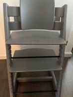 Stokke tripp trapp grijs met newborn en babyzit, Ophalen, Gebruikt, Meegroeistoel