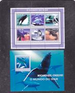 Vissen Orka Zeeleven 2 blokken Mozambique (301), Verzenden, Postfris, Dier of Natuur