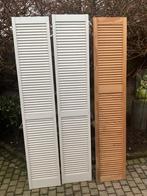 Houten louvredeuren / shutters, Ophalen, Gebruikt, Minder dan 80 cm, Binnendeur