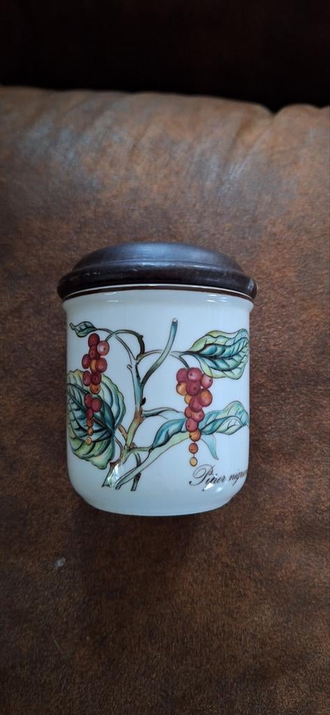 Villeroy & Boch Kruidenpotje Peper - 8 cm, Ophalen of Verzenden, Gebruikt