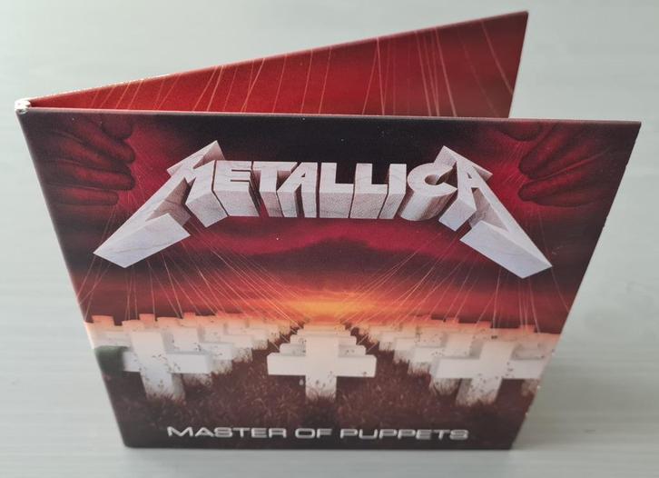 Metallica – Master Of Puppets 2017 Remastered CD, Cd's en Dvd's, Cd's | Hardrock en Metal, Zo goed als nieuw, Ophalen of Verzenden