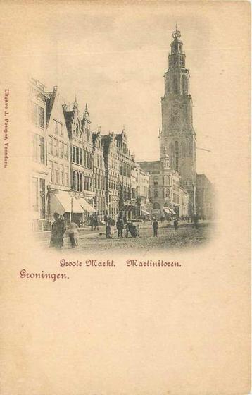 (300-100-025) Groningen Groote Markt Martinitoren beschikbaar voor biedingen