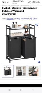 Wasmand, Huis en Inrichting, Ophalen, Nieuw, Zwart, Overige typen