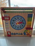 Houten klok, educatief speelgoed, Ophalen of Verzenden, Zo goed als nieuw, Ontdekken