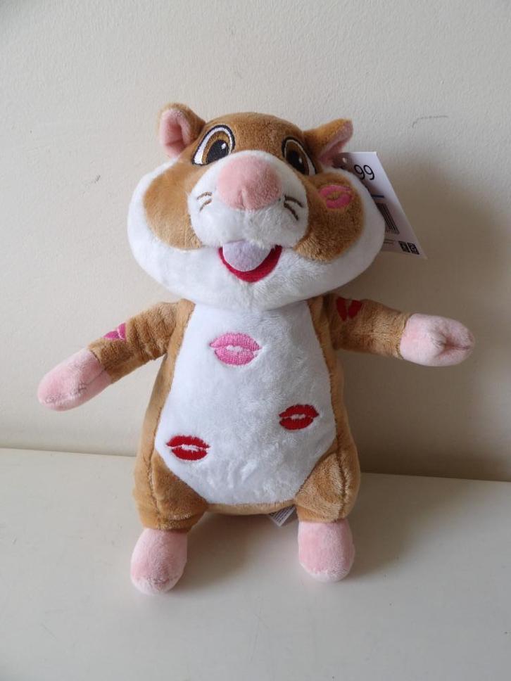 nieuw met kaartje AH knuffel hamster kusjes 5300591, Kinderen en Baby's, Speelgoed | Knuffels en Pluche, Nieuw, Overige typen