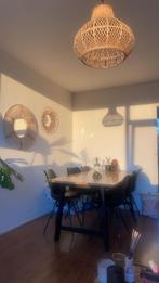 Eettafel eventueel met stoelen, Ophalen, 50 tot 100 cm, Zo goed als nieuw, Vijf personen of meer