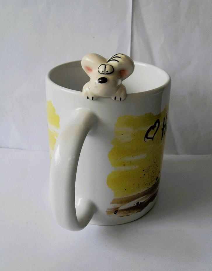 Diddl Beker Mok Happy Birthday, Verzamelen, Diddl, Zo goed als nieuw, Servies, Diddl, Ophalen of Verzenden