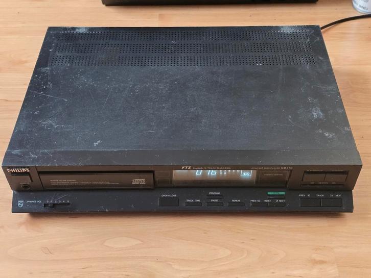 Philips CD473 CDM4 TDA1541A SAA7220P/A, Audio, Tv en Foto, Cd-spelers, Zo goed als nieuw, Philips, Ophalen of Verzenden