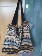 Aztec print grote shopper strandtas tote bag, Sieraden, Tassen en Uiterlijk, Ophalen of Verzenden, Gebruikt, Grijs, Shopper