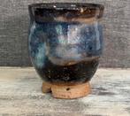 Hagiware Theekop Yamane Seigan - Seigan Ao Glazuur, Antiek en Kunst, Verzenden