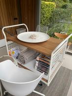 Zeer leuk meubel wit modern stoer voor evt tv decorek tafel, Ophalen, Zo goed als nieuw, Minder dan 100 cm, 50 tot 75 cm