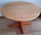 Eettafel van Grenenhout, Ophalen, Gebruikt, 100 tot 150 cm, Rond