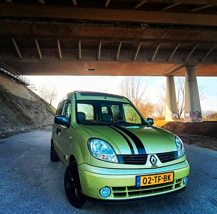 Renault Kangoo 1.6 16V AUT minicamper, Auto's, Renault, Particulier, Kangoo, Achteruitrijcamera, Benzine, F, MPV, Automaat, Origineel Nederlands