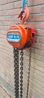 Rema K-75 Ketting takel 2 ton, Doe-het-zelf en Verbouw, Lieren en Takels, Ophalen, Gebruikt, Handmatig