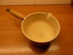 steelpan le creuset vintage, Huis en Inrichting, Keuken | Potten en Pannen, Ophalen of Verzenden, Gebruikt, Gietijzer, Overige typen