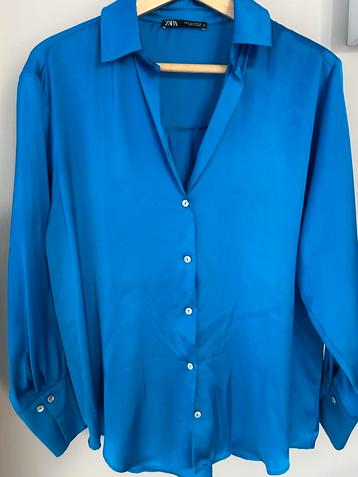 Zara Satijnlook Blouse - Maat S beschikbaar voor biedingen