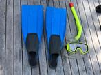 Flippers en duikbril snorkelset, Ophalen of Verzenden, Gebruikt, Snorkelset