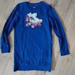 Leuk blauw jurkje met rolschaatsen maat 134/140, Meisje, Ophalen of Verzenden, Zo goed als nieuw, Jurk of Rok