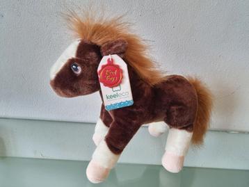 Orig,Keel(Eco)Toys, PAARD/HORSE, l35cm, Label/Kaart, Nieuw!  beschikbaar voor biedingen
