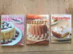 Desserts 3 boeken, zie omschrijving, Ophalen of Verzenden, Zo goed als nieuw