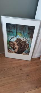 Reproductie van Luis Royo, Ophalen, Minder dan 50 cm, Gebruikt, 50 tot 75 cm
