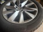 Skoda winterbandenset op originele velgen – 215/55 R17, Ophalen, Velg(en), 17 inch, Winterbanden