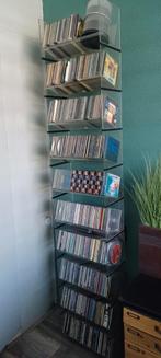 eickel 10x cd rek acryl design, Ophalen of Verzenden, Gebruikt, Metaal, Cd's