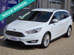 Ford Focus Wagon 1.0 EcoBoost 125pk Titanium automaat!, Gebruikt, Zwart, Wit, 3 cilinders