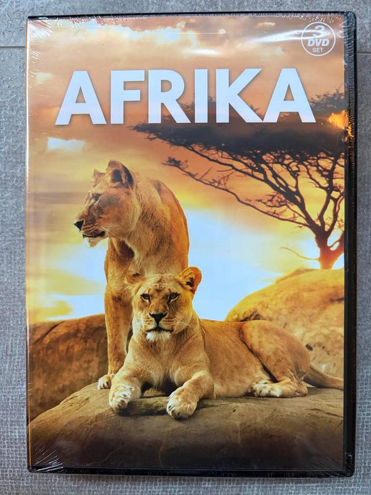 Afrika DVD Boxset - 3 DVD's Natuur Documentaire, Cd's en Dvd's, Dvd's | Documentaire en Educatief, Nieuw in verpakking, Natuur