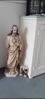 Brocante Jezus beeld 1922 ca 83 cm hoog, Antiek en Kunst, Antiek | Religie, Ophalen