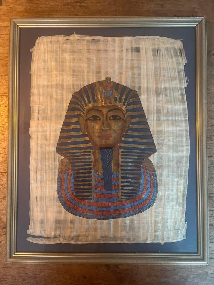 Egyptisch Kunstwerk Faro met Certificaat, Antiek en Kunst, Kunst | Overige Kunst, Ophalen of Verzenden