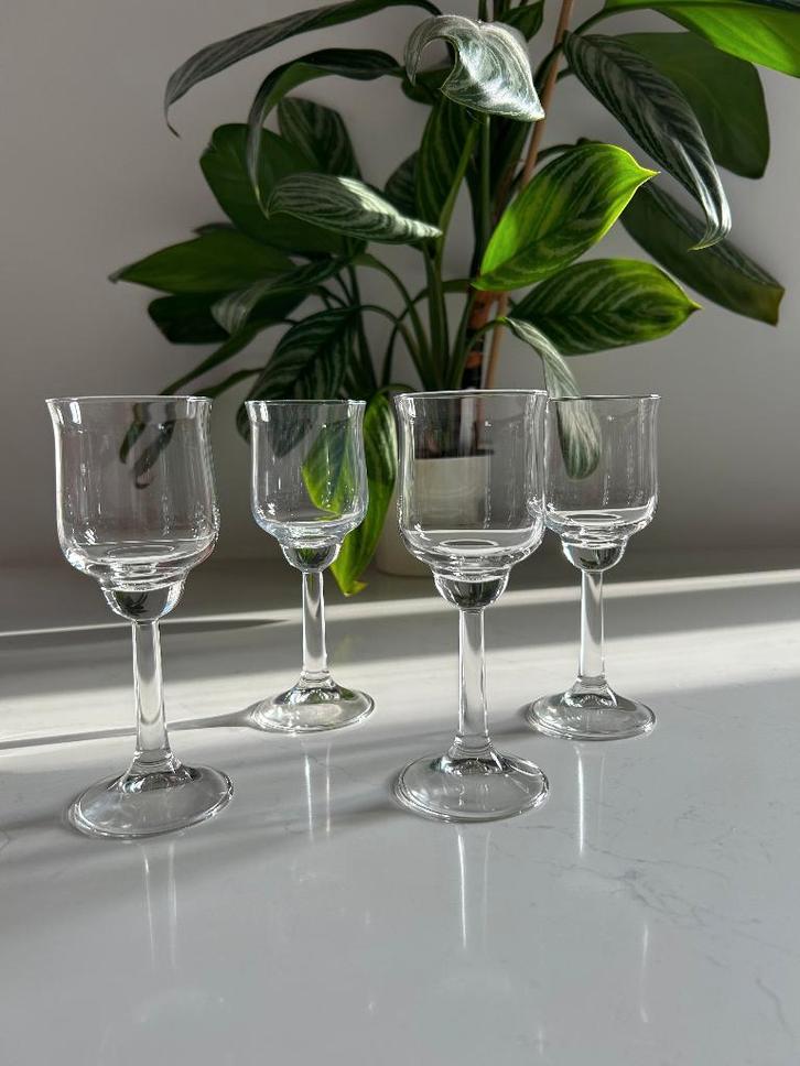 4 vintage wijnglazen XL Bourgogne. Willem Heesen Ambassador, Antiek en Kunst, Antiek | Glas en Kristal, Ophalen of Verzenden