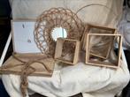 Neutrale beige houten wand accessoires, Huis en Inrichting, Ophalen of Verzenden, Zo goed als nieuw