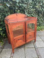 Art Deco Theekastje Vitrinekast Eiken, Ophalen of Verzenden