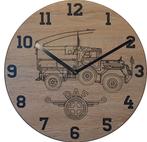 Themaklok met een DAF YA126 Radiowagen, Ophalen of Verzenden, Nieuw, Wandklok