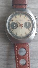 Vintage Heuer pre-Carrera Chrono  Prijs onderhandelbaar., Overige merken, Staal, Ophalen of Verzenden, Zo goed als nieuw