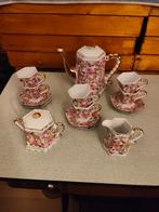 Vintage porselijn rozen serviesje, Ophalen of Verzenden